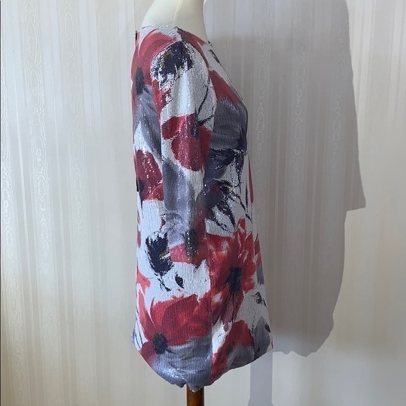 Zara floral sequence dress size M - Picture 5 of 7
